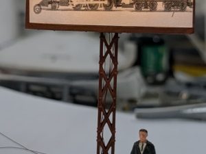 HO /OO Scale Road Side Billboard/ Signage (Lighted)