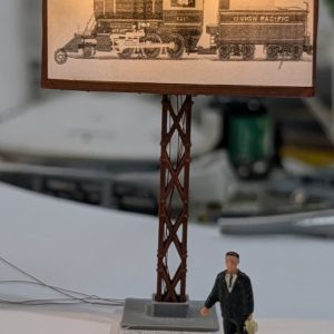 HO /OO Scale Road Side Billboard/ Signage (Lighted)
