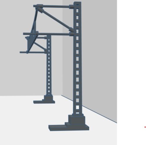 HO / OO Scale 3D Printed Overhead Catenary (10 Pack) – Model Railway India