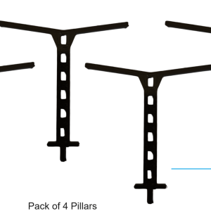 1:87 HO/OO Scale Pillars for Platform / Station (Pack of 4)