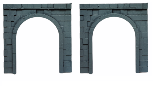 HO/OO Scale 3D Printed Tunnel Wall  (2-Pieces) - Image 2