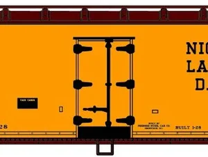 ACCURAIL HO Scale #815161 NKP Lackawanna Wood Refrigerator Car