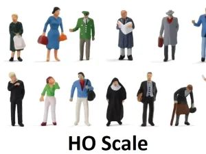 HO SCALE RIH 62102 STANDING PEOPLE (15 PIECES)