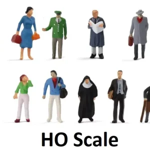 HO SCALE RIH 62102 STANDING PEOPLE (15 PIECES)