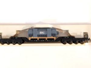 HO FLEISHMANN 5297 LOW LOAD BBC GENERATOR CAR (PRE-OWNED)
