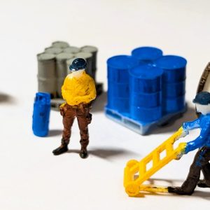 HO/OO T Industrial Hardware Bundle (Painted)