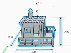 HO/OO Track Side Cabin with Industrial Hardware Bundle (Painted)