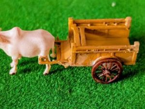 HO/OO Scale Bullock Cart set of 2