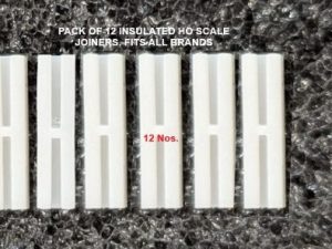 Pack of 12 Insulated Joiners for HO Scale