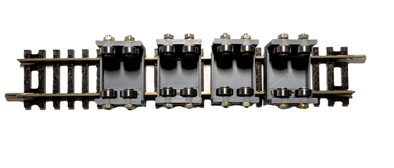 HO Scale Locomotive Treadmill/ Rolling Road (Pack of 4) - Image 2