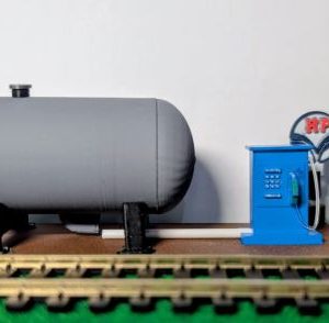 HO/ OO Track Side Diesel Fuel Depo and Junction Box Set
