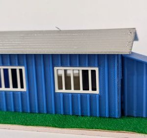 HO/OO Lighted Goods/Track Side Warehouse (Model-I)