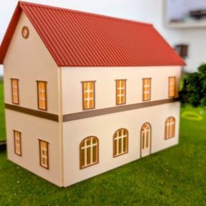 Duplex House HO/OO (Colored Model)