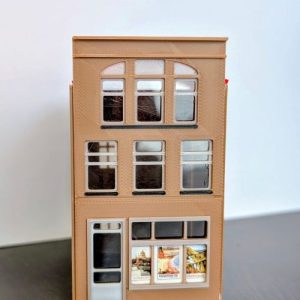 HO/ OO Scale Duplex Store and Appartment (Colored Model)